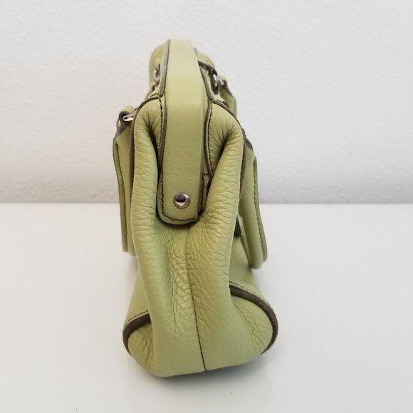 Vintage Cole Haan Village Leather Shoulder Handle Frame Y2K Small Mini Bag - Picture 13 of 13